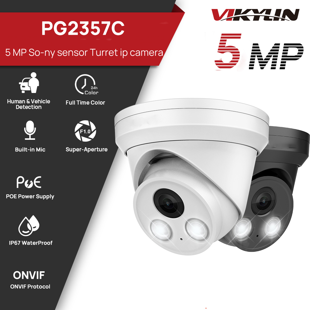 Home Security Options - Telecamera IP VIKYLIN 5MP con Visione