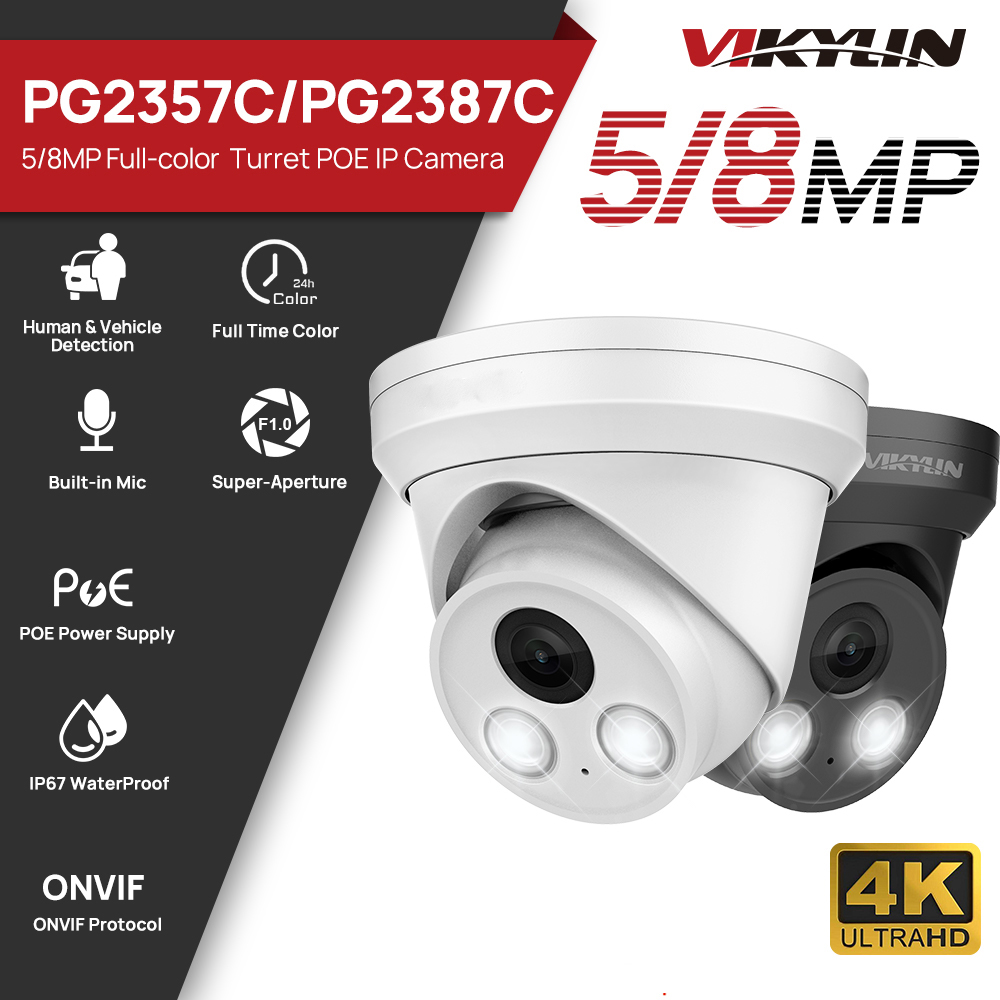 Home Security Options - Telecamera IP VIKYLIN 5/8MP 4K a