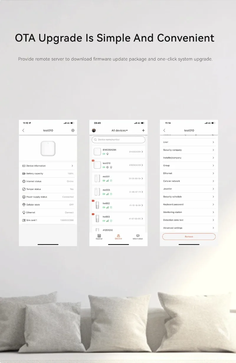Home Zone Security App - Sistema di allarme antintrusione Smart Home