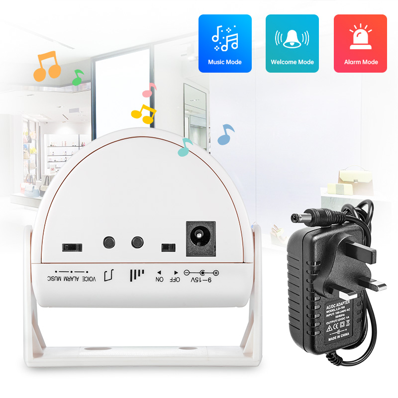 Home Security Options - Campanello senza fili a infrarossi con