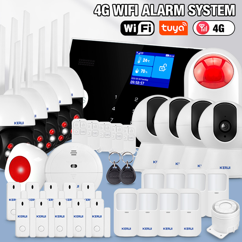 Home Zone Security App - KERUI 433mhz 4G/WIFI Kit sistema di