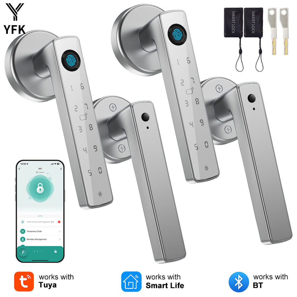 Home Security Options - Serratura Intelligente YFK Tuya con Impronta