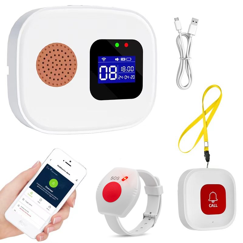 Home Security Upgrades - Pulsante di Chiamata d'Emergenza per Anziani,