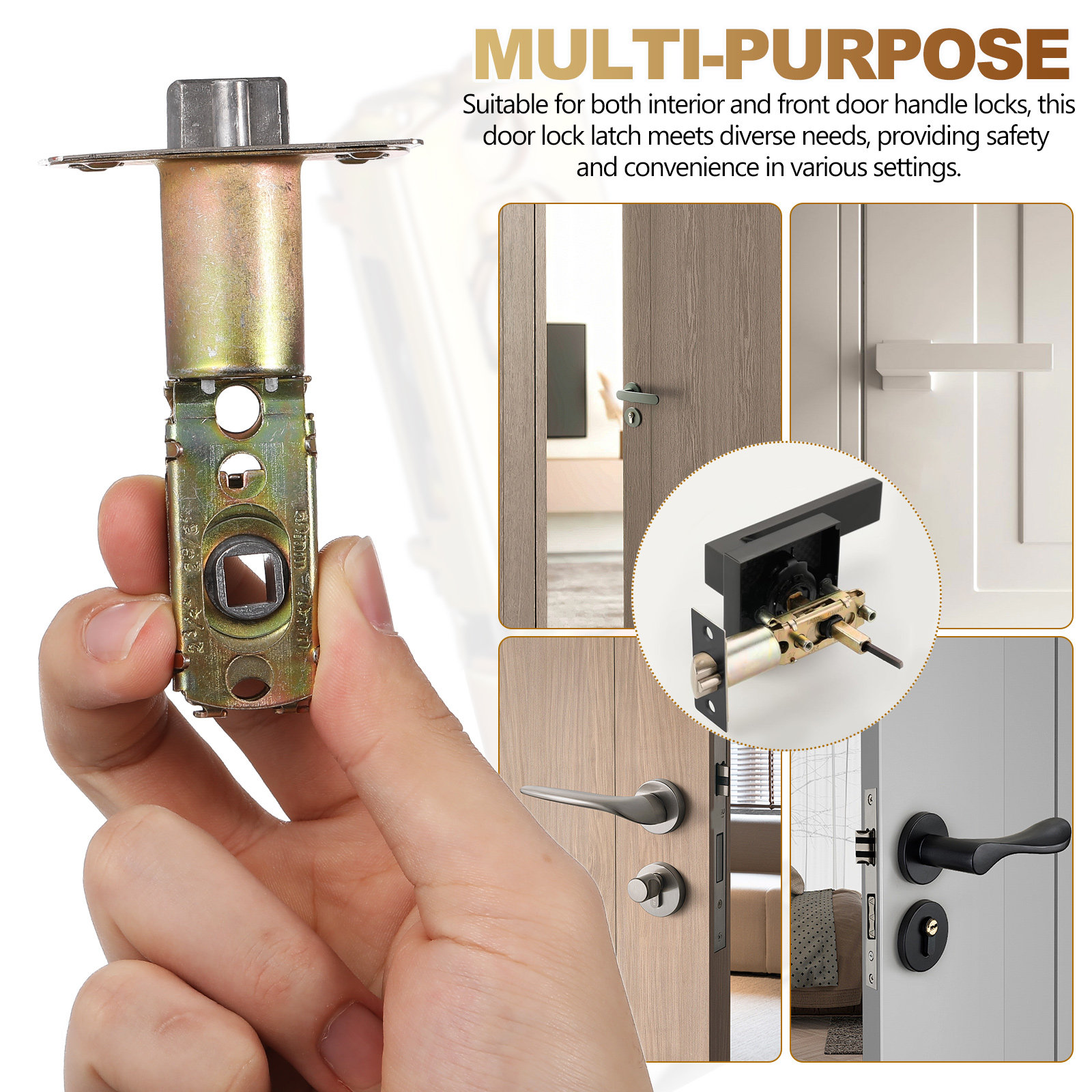 Home Security Tapo - Serratura Regolabile Universale per Porta, Ricambio