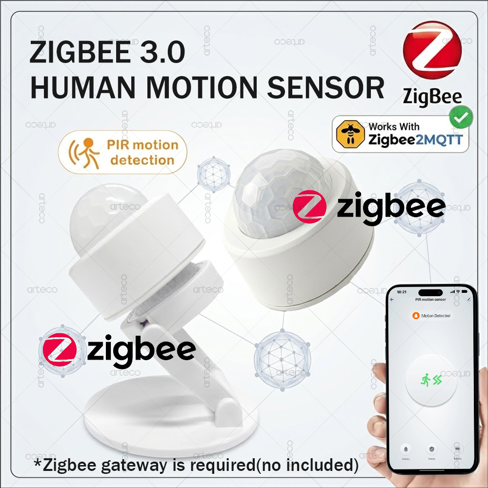 Home Security Business - Sensore di Movimento PIR Mini Zigbee