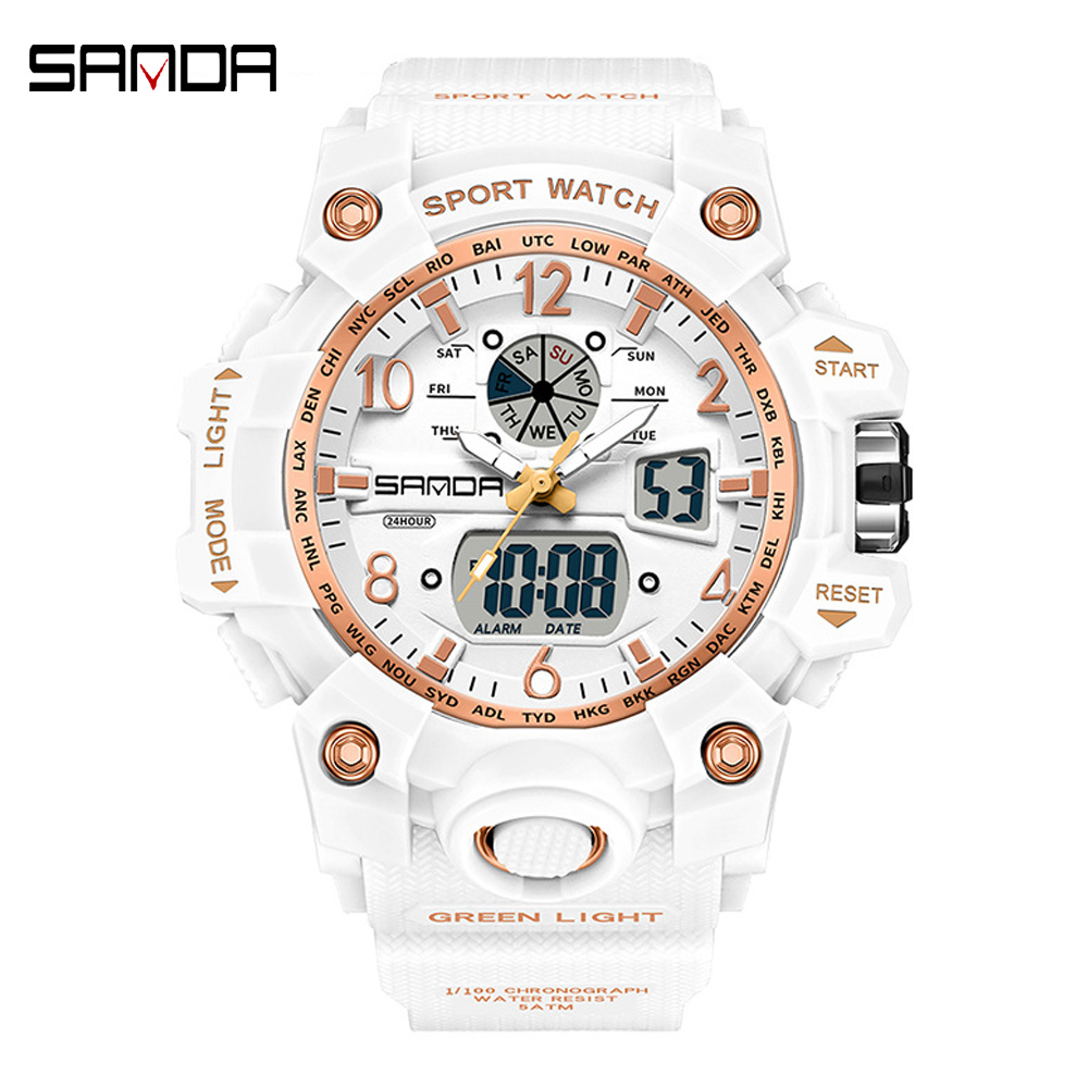 Home Security Electronics - SANDA Orologi digitali analogici da donna