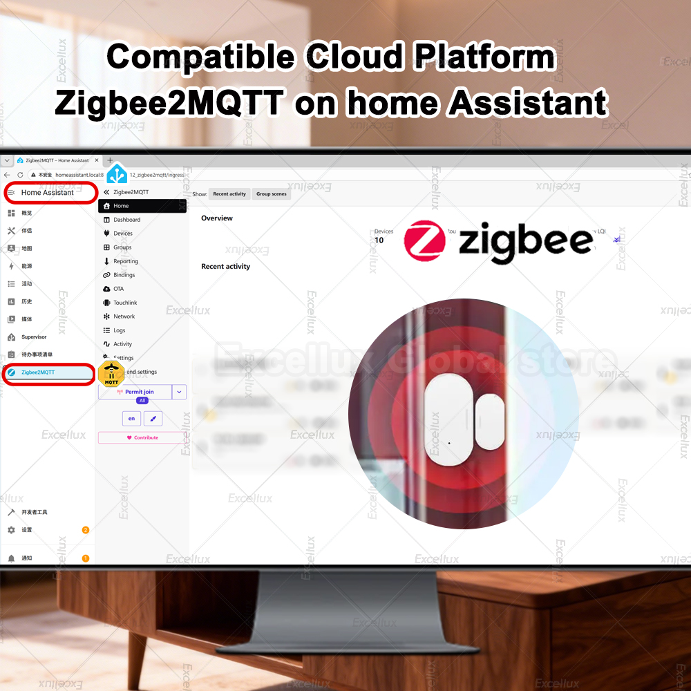 Zigbee 3.0 Sensore per porte e - Home Security Business recensione e prezzo