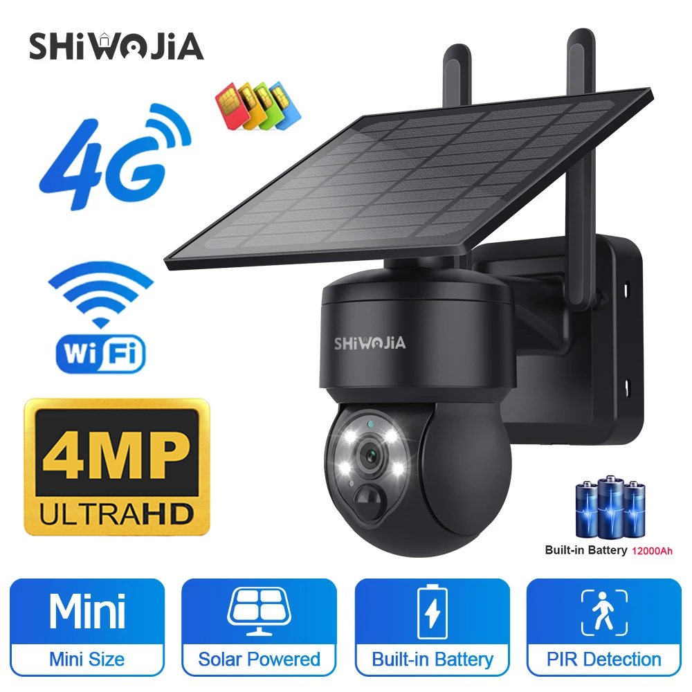 SHIWOJIA WIFI Wireless PTZ tel - Home Security Cameras Outdoor recensione e prezzo