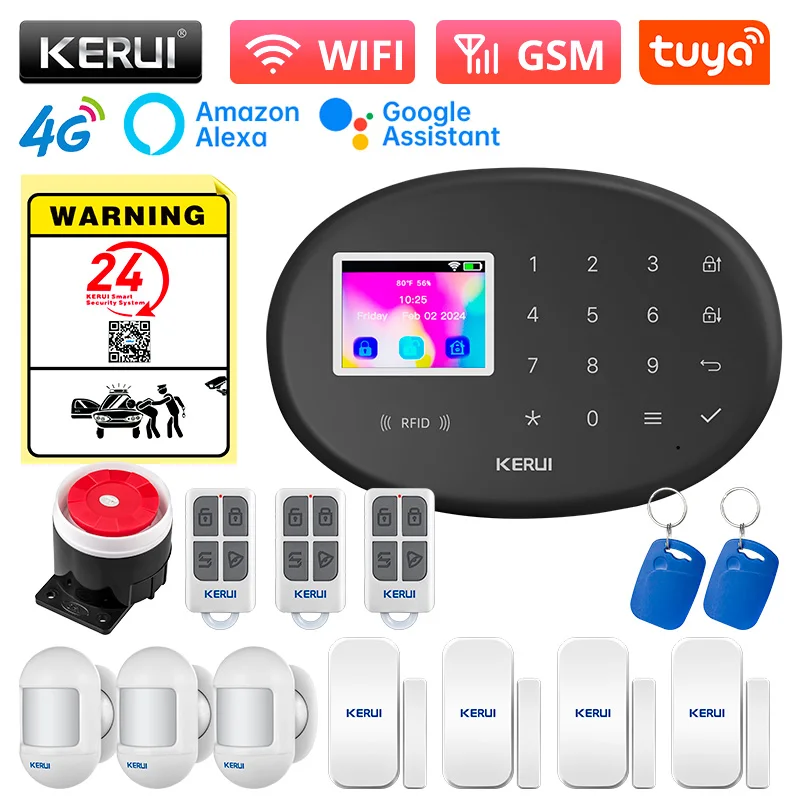 KERUI WiFi + 4G/2G Sistema di  - Home Zone Security App recensione e prezzo