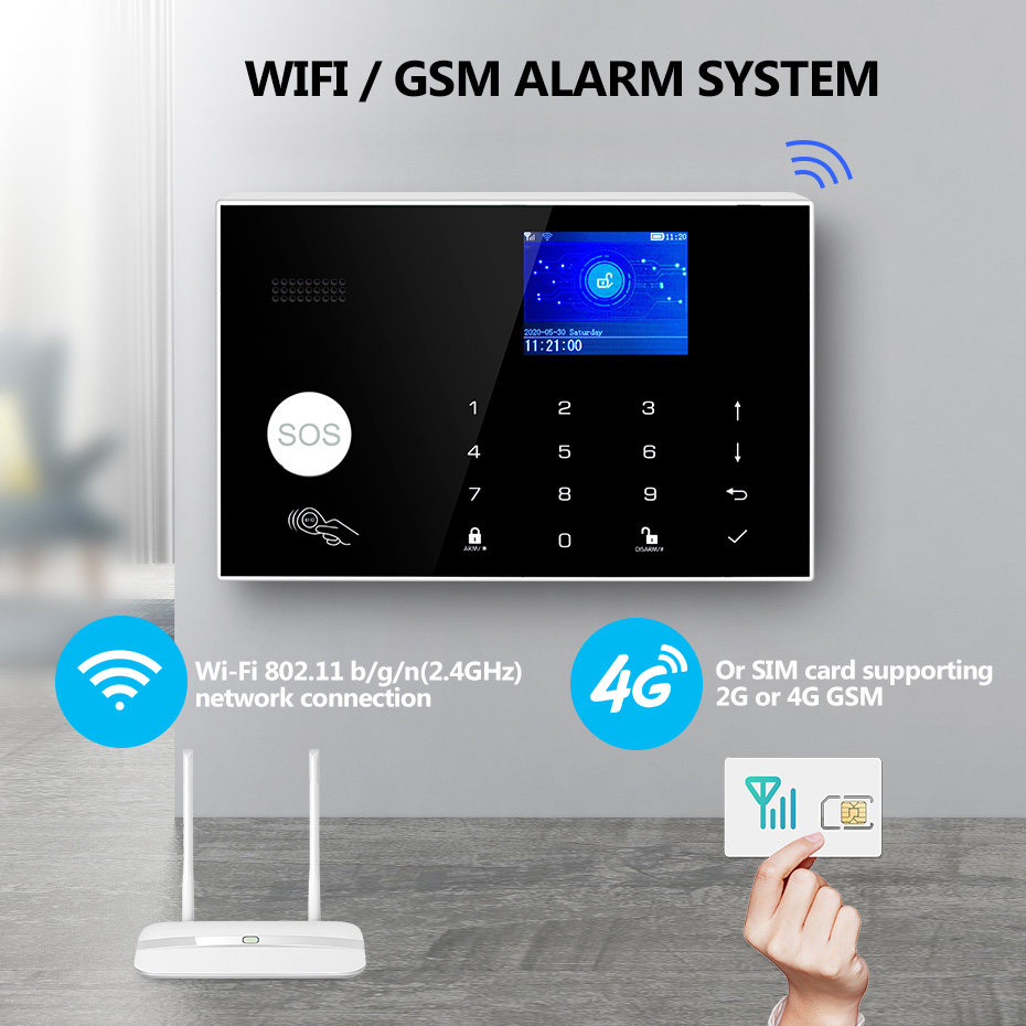 KERUI Sistema di allarme domes - Home Zone Security App recensione e prezzo