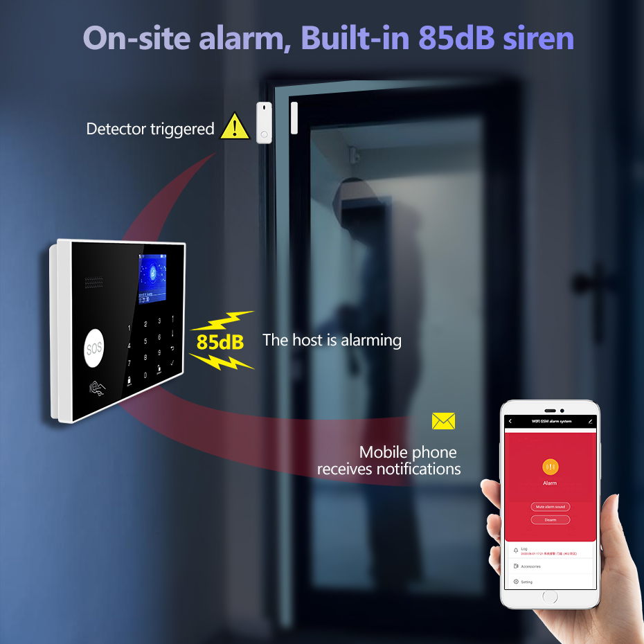 KERUI Sistema di allarme domes - Home Zone Security App recensione e prezzo