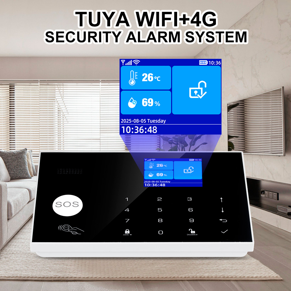 KERUI Sistema di Allarme 4G co - Home Zone Security App recensione e prezzo