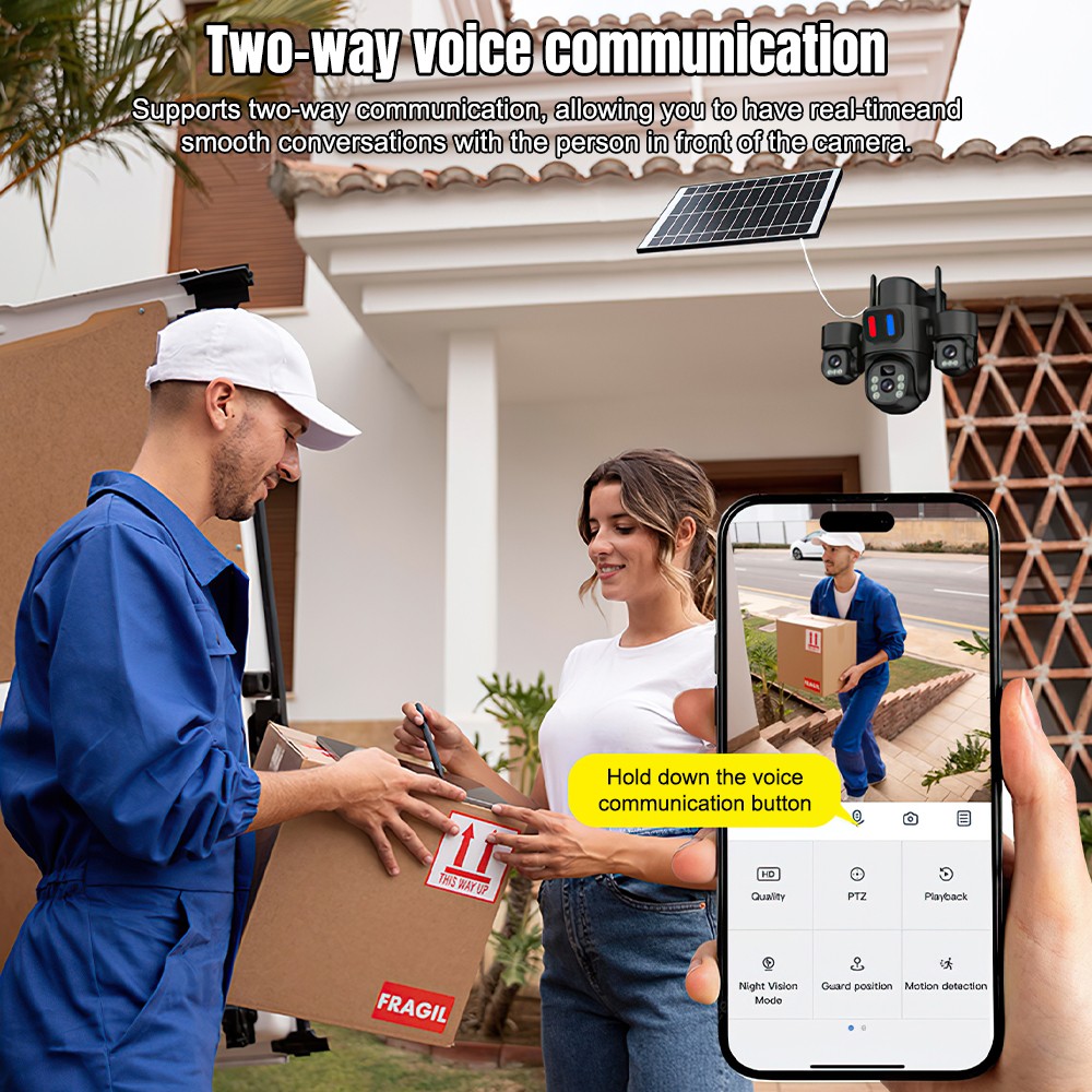 Telecamera PTZ WiFi Solare da  - Home Security Company recensione e prezzo
